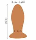 XXL Butt plug, Zacht Ø 8,4 cm - Afbeelding 7
