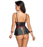 Soutien-gorge et jupe à volants avec menottes amovibles – Image 4