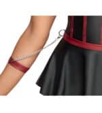 Soutien-gorge et jupe à volants avec menottes amovibles – Image 5