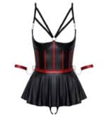 Soutien-gorge et jupe à volants avec menottes amovibles – Image 7