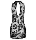 Mini Jurk met Fluwelen Bloemenprint - Afbeelding 6