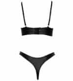 Beugelbeha en Rio-string in Zwarte Matte Look - Afbeelding 7