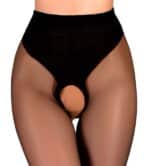 Fantasie Panty 20/50 Denier met Open Kruis - Afbeelding 2