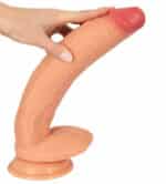 Realistische XXL Dildo in Dual Density Silicone 32,7 cm - Afbeelding 4