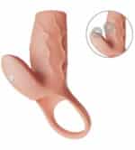 Penis Sleeve met clitoris stimulator