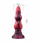 Fantasy dildo Savage Beastlord Rippled Monster, 24 cm - Afbeelding 3
