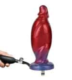 Fantasy Dildo Opblaasbaar Shadow Behemoth, 22 cm - Afbeelding 6