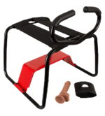 Tabouret sexuel avec poignées & gode à ventouse, The Banger – Image 9