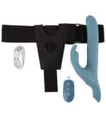 Strap-On Set met Stotende Rabbit vibrator en Afstandsbediening - Afbeelding 14