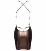 Halter Mini-jurkje met String, Roségoud - Afbeelding 6