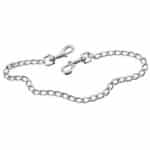 Metalen ketting met karabijnhaken, 50 cm