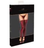 Bordeaux Wetlook Hold-up Kousen zonder Voet - Afbeelding 9