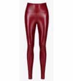Bordeaux Wetlook Legging met Rits - Afbeelding 6