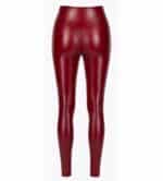 Bordeaux Wetlook Legging met Rits - Afbeelding 7