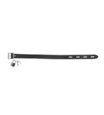 Leren BDSM Halsband met Hangslot - Afbeelding 2