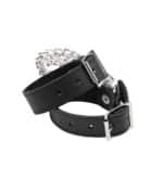 Menottes BDSM en cuir véritable avec chaîne amovible – Image 6