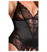 Bustier van Satijn en Kant met Jarretels - Afbeelding 6