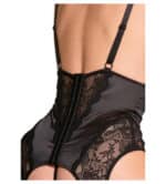 Bustier van Satijn en Kant met Jarretels - Afbeelding 7