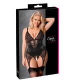 Bustier van Satijn en Kant met Jarretels - Afbeelding 10