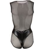 Body van Netstof en Wetlook met Rits - Afbeelding 6