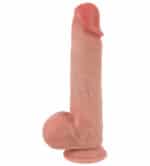 Realistische XL Dildo 25,5 cm met Beweegbare Huid, RealMan - Afbeelding 3