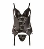 Guêpière dentelle florale Seins Nus – Image 3