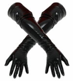 Gants en Latex unisexe Noir – Image 4